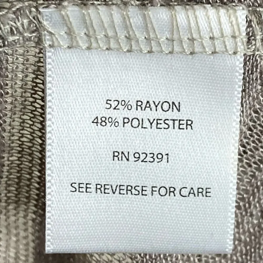 APT 9. Light Brown Sheer Lightweight Long Sleeve Women's Size Medium